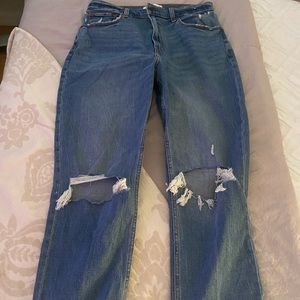 BRAND NEW: Abercrombie the Ankle Straight Ultra High Rise Curve Love Jean